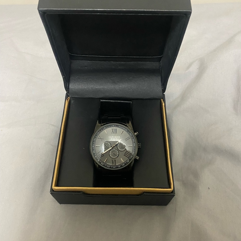 send offers* Akribos XXIV Black Watch